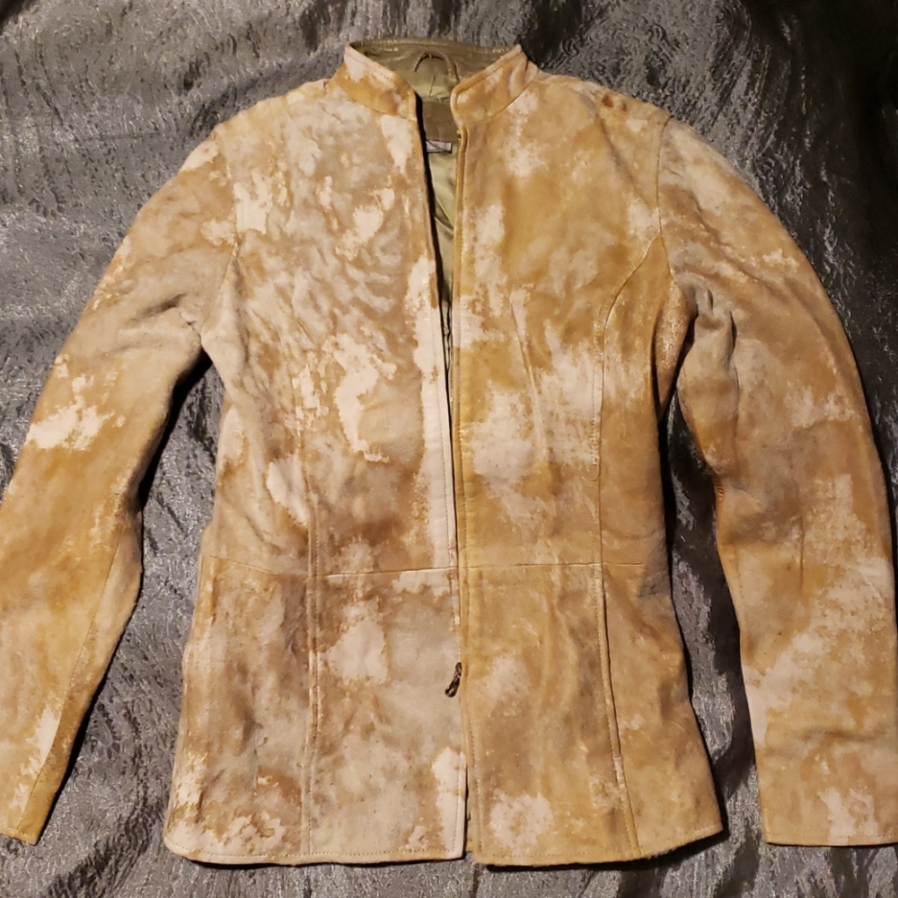 Indigo Palms by Tommy Bahama leather jacket, XS